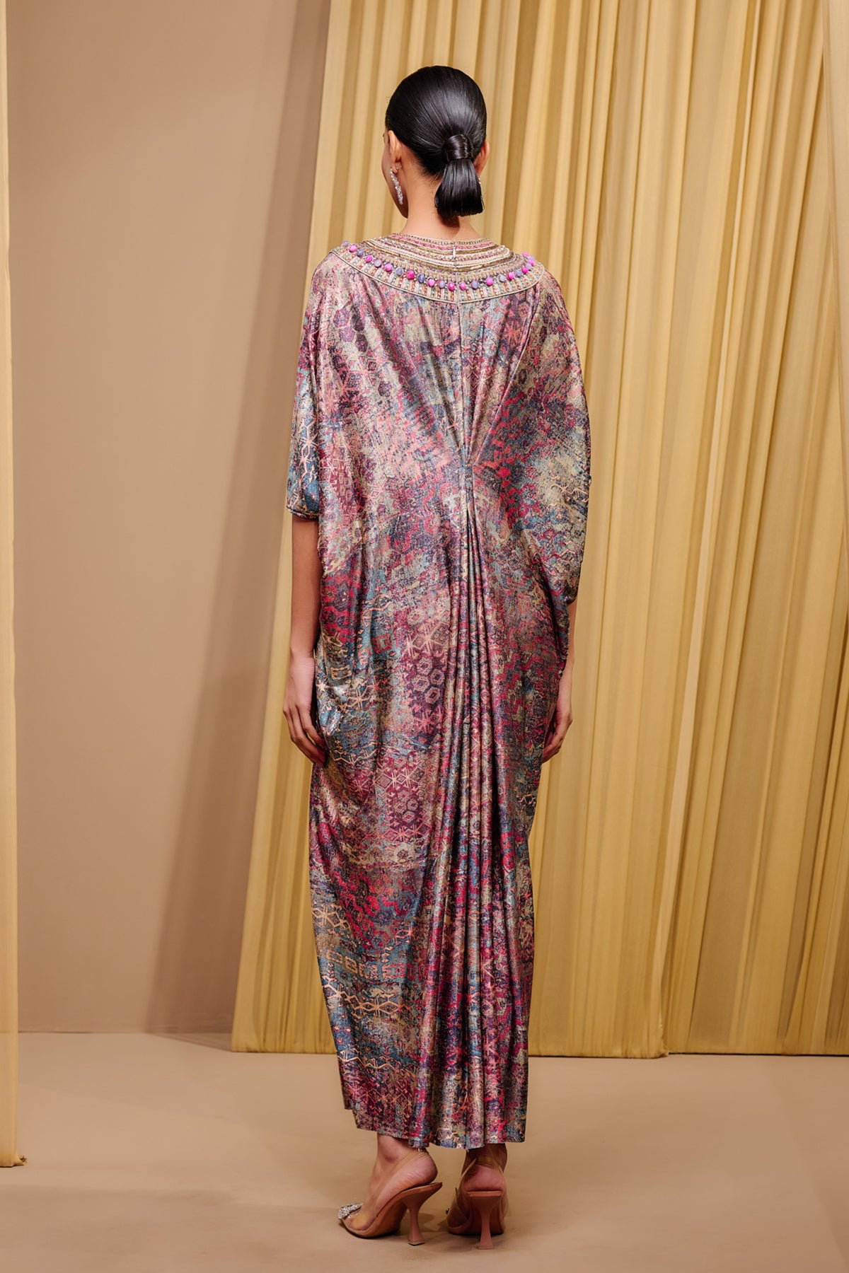 Signature Printed Kaftan Dress