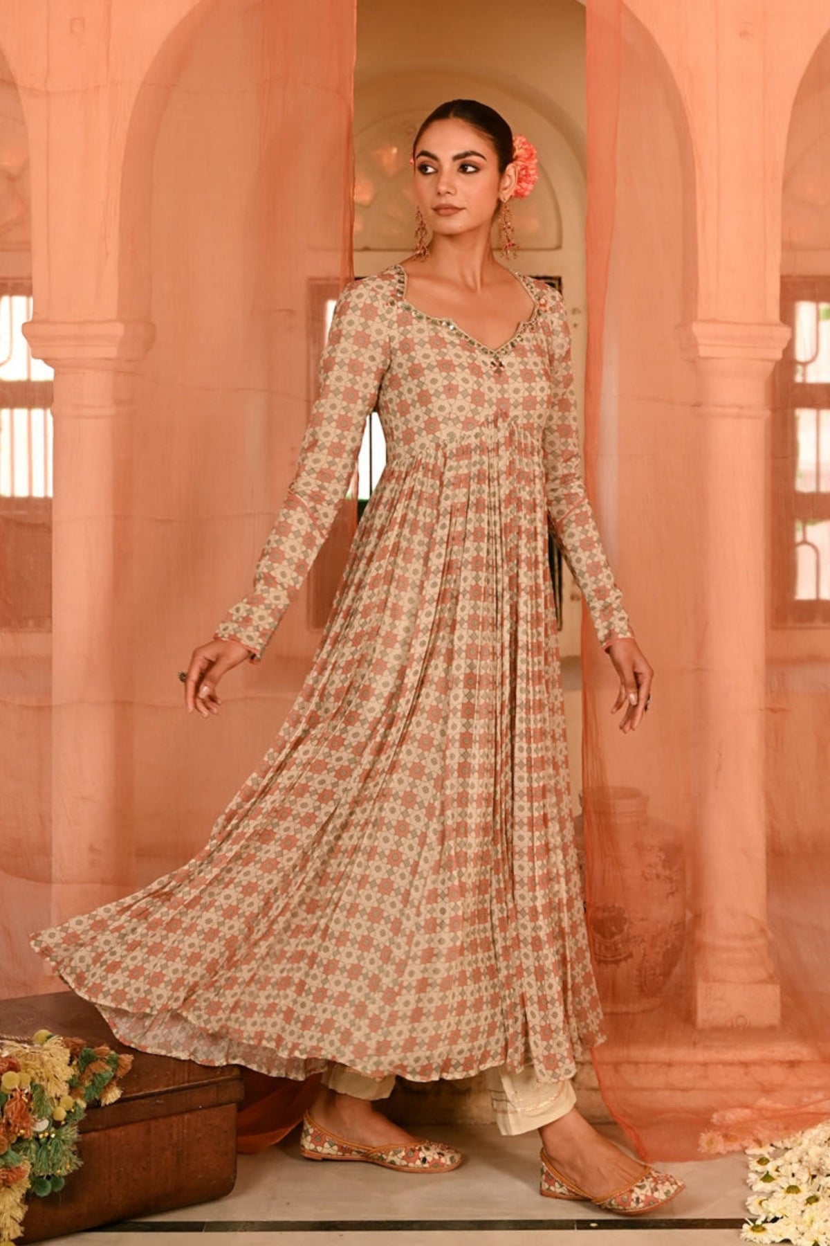 Seesh Mahal Anarkali Set