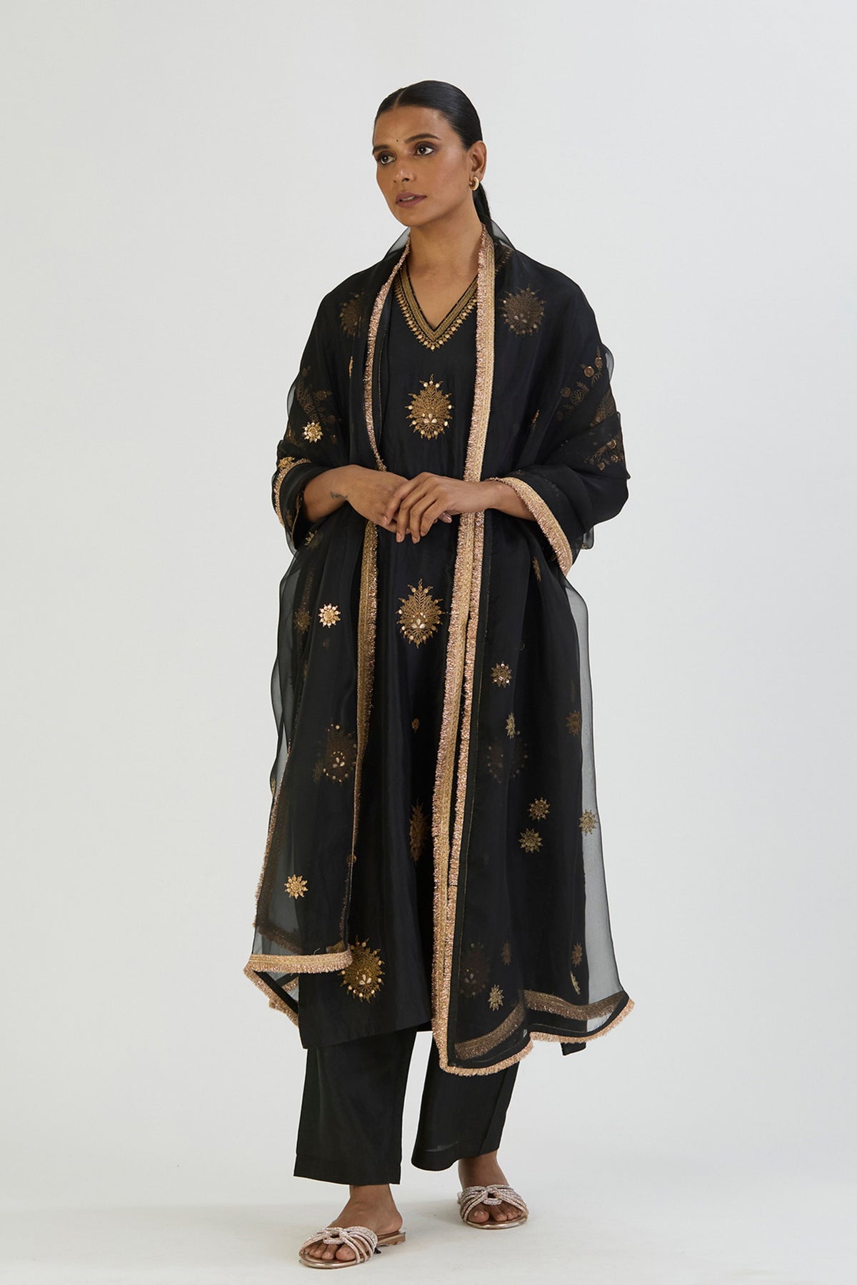 Black Tanisha Dupatta