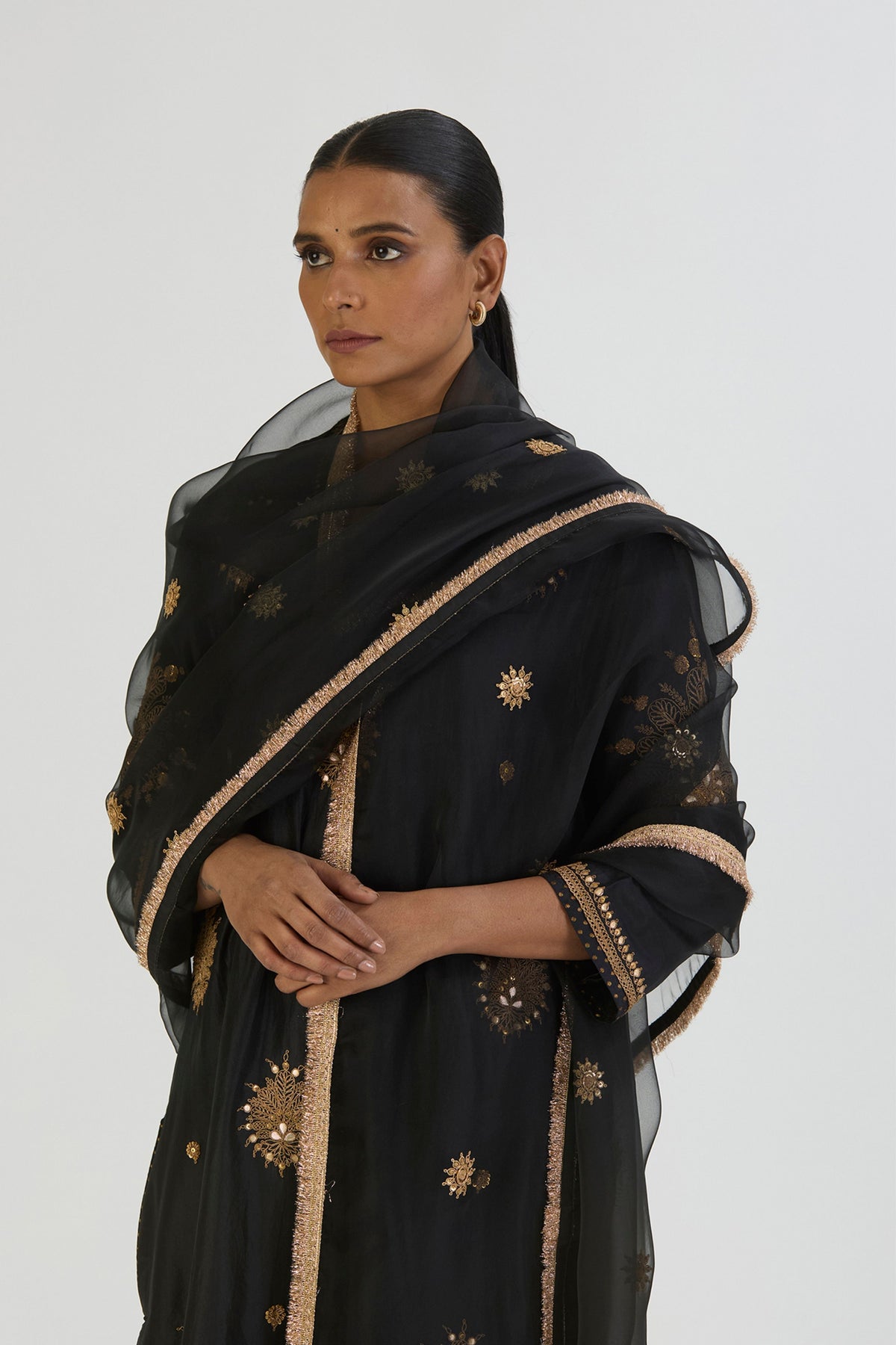 Black Tanisha Dupatta