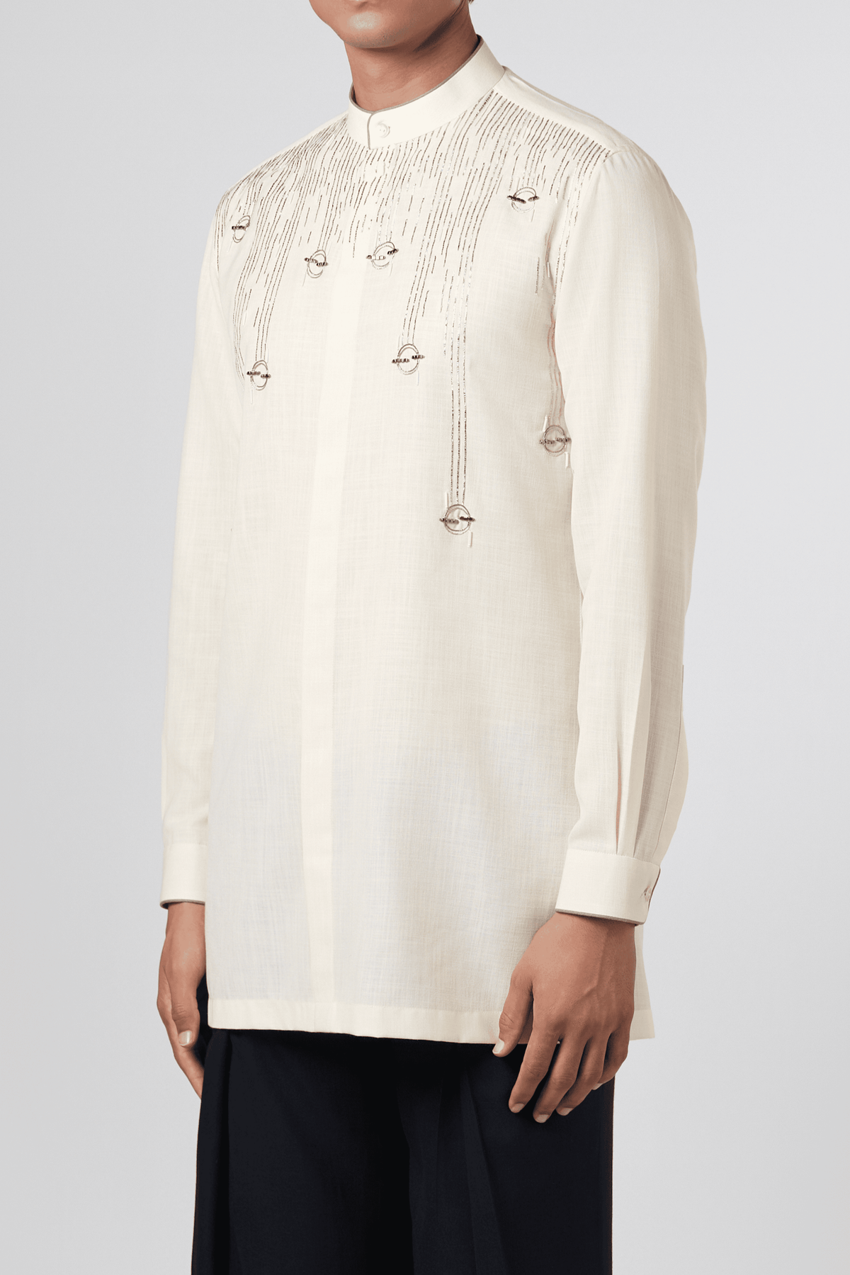 Pitta Ivory Shirt Kurta