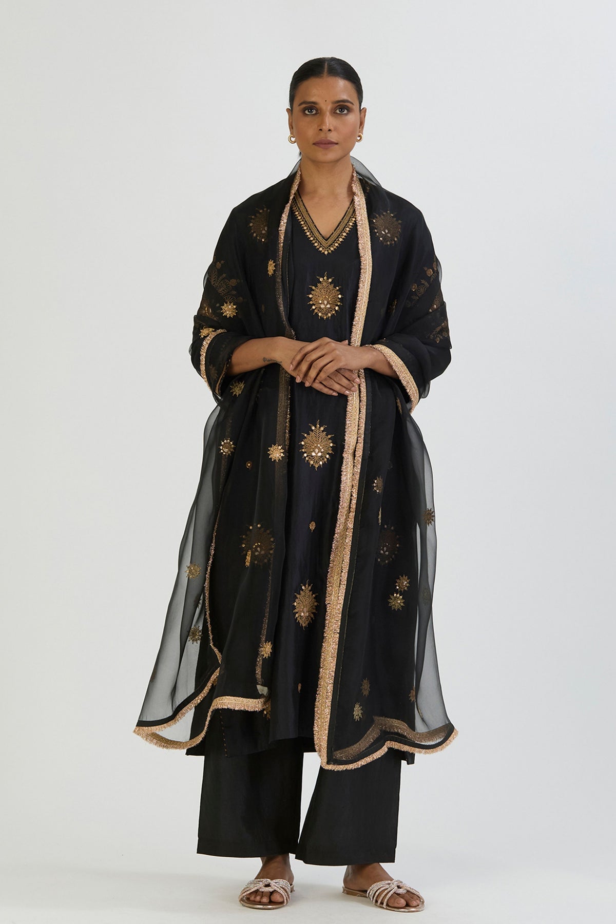 Black Tanisha Kurta and Pant