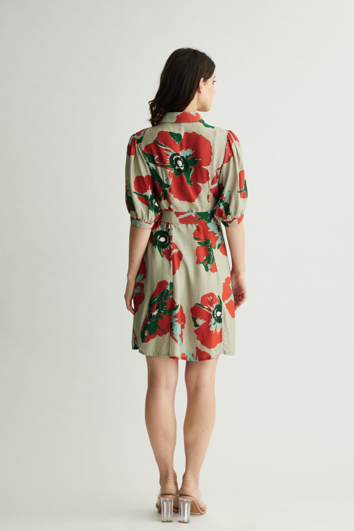 Floral Shirt Dress