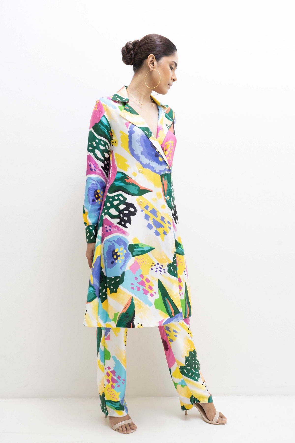 Printed Pantsuit Coord