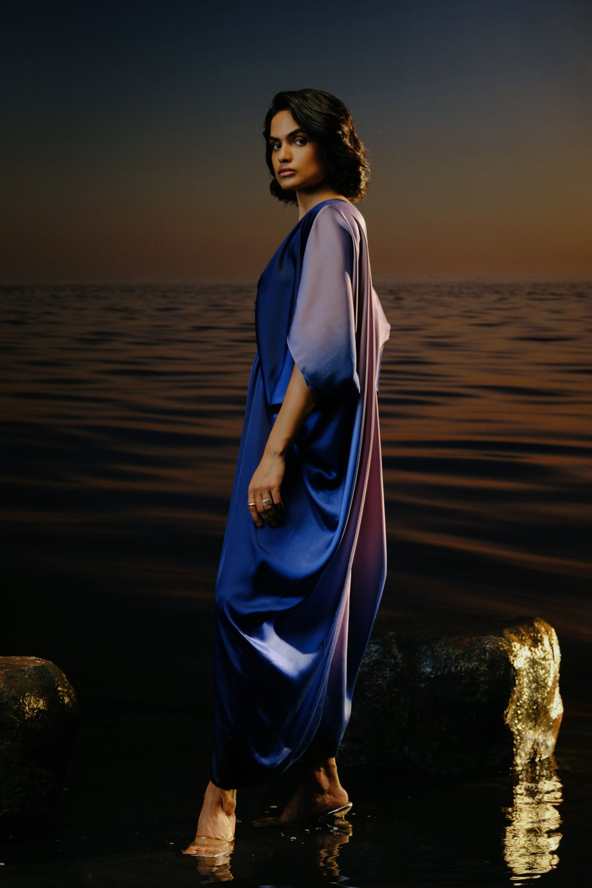 Mira Blue Kaftan