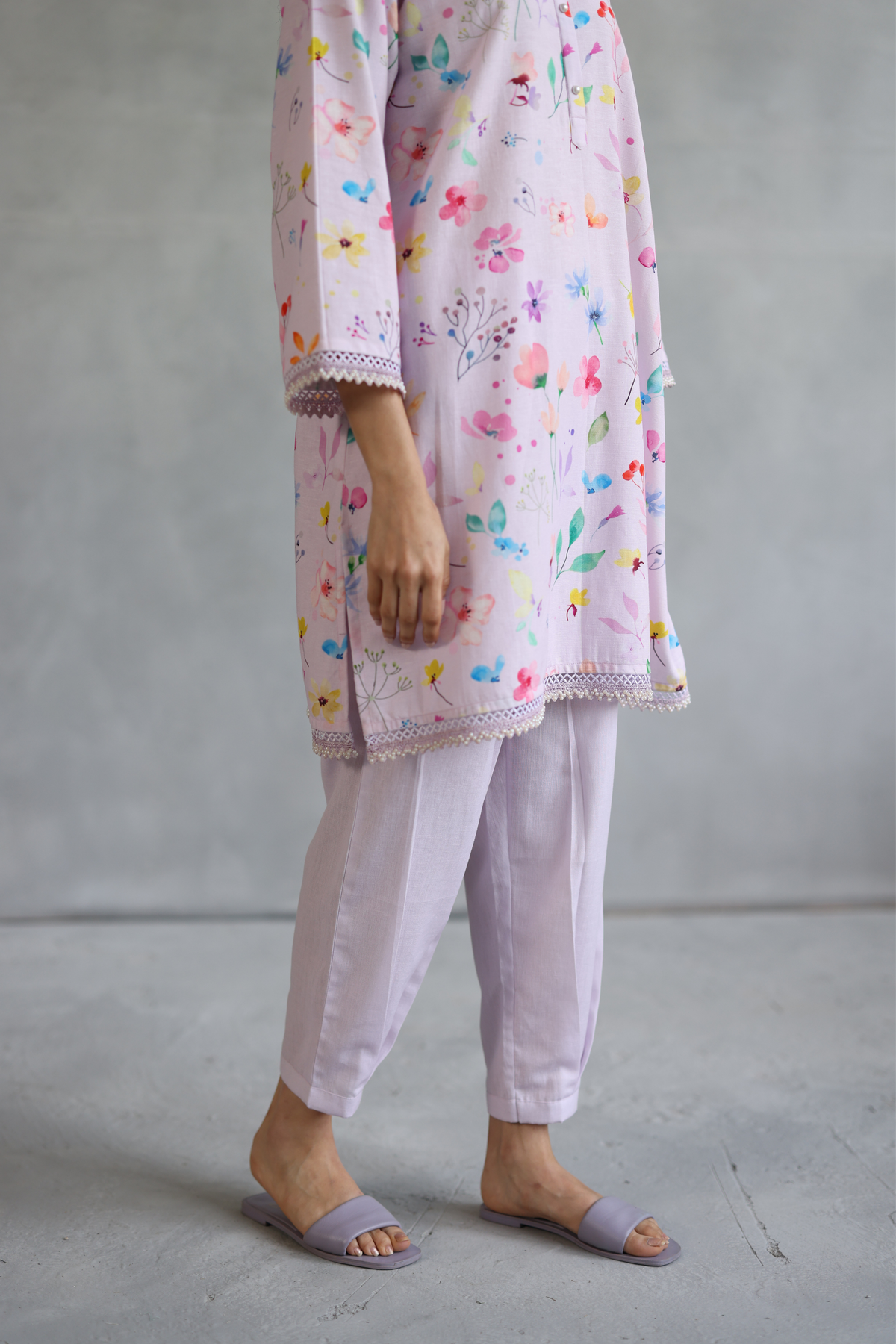 Pink Thea Tunic Set