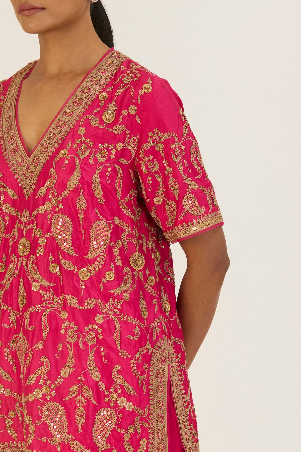 Anvi Fuschia Sharara Set