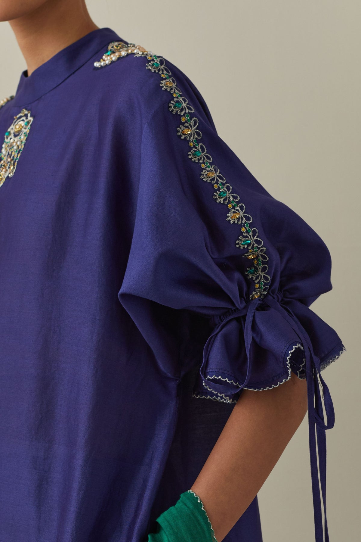 Bia Embroidery Blue Kurta Set