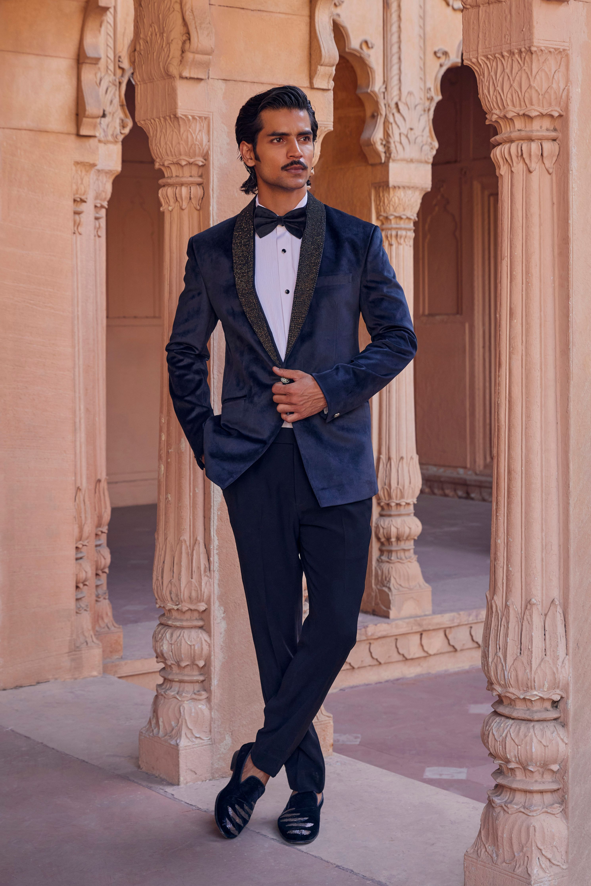 Timeless Blue Black Tuxedo