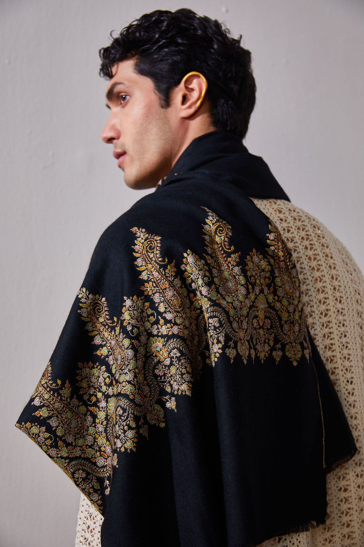 Palla Embroidery Shawl