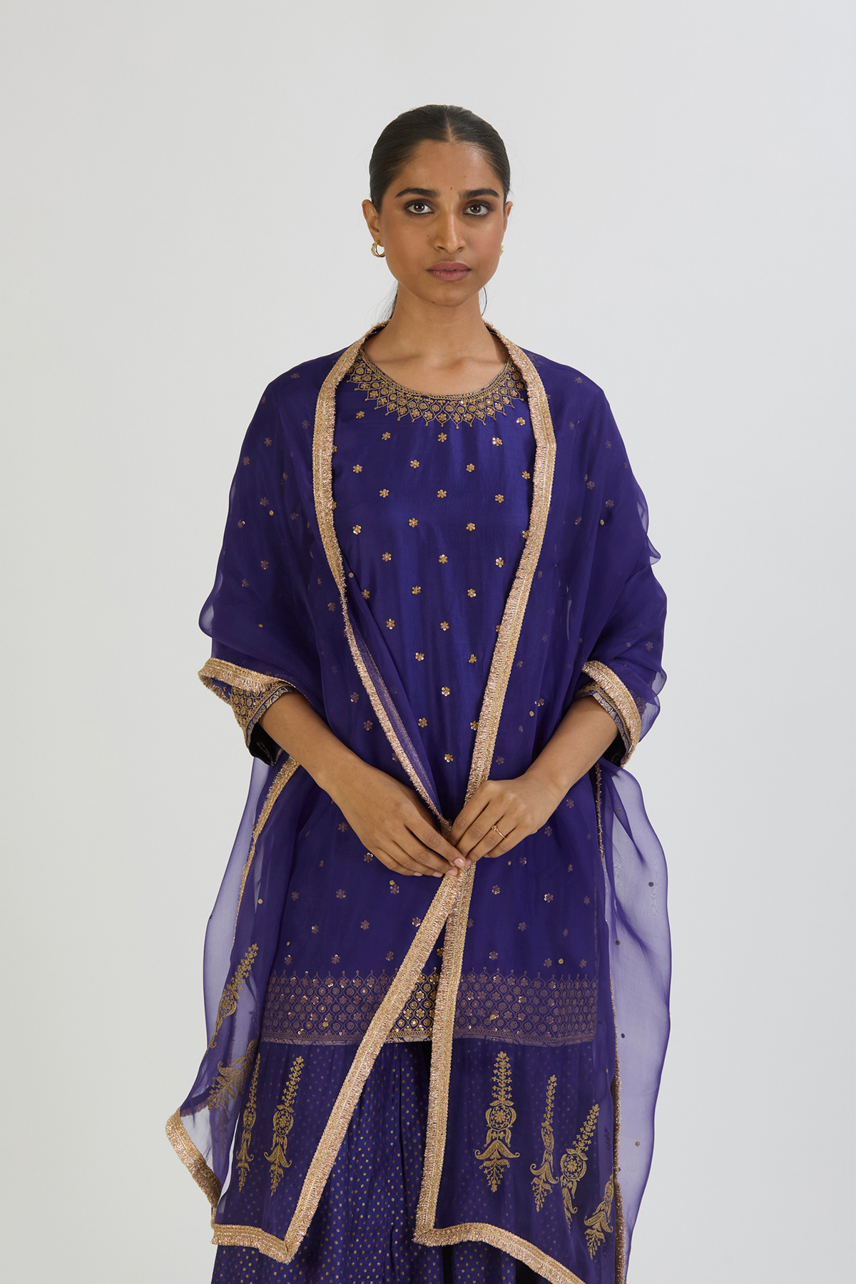 Blue Alam Dupatta