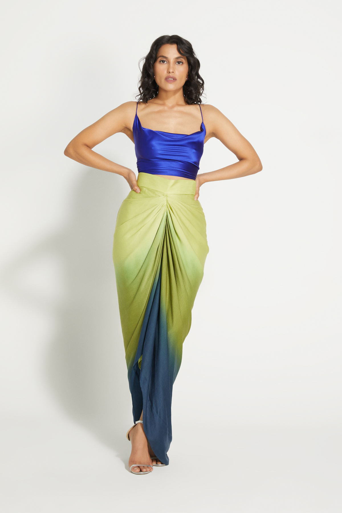 Ombrè Draped Skirt