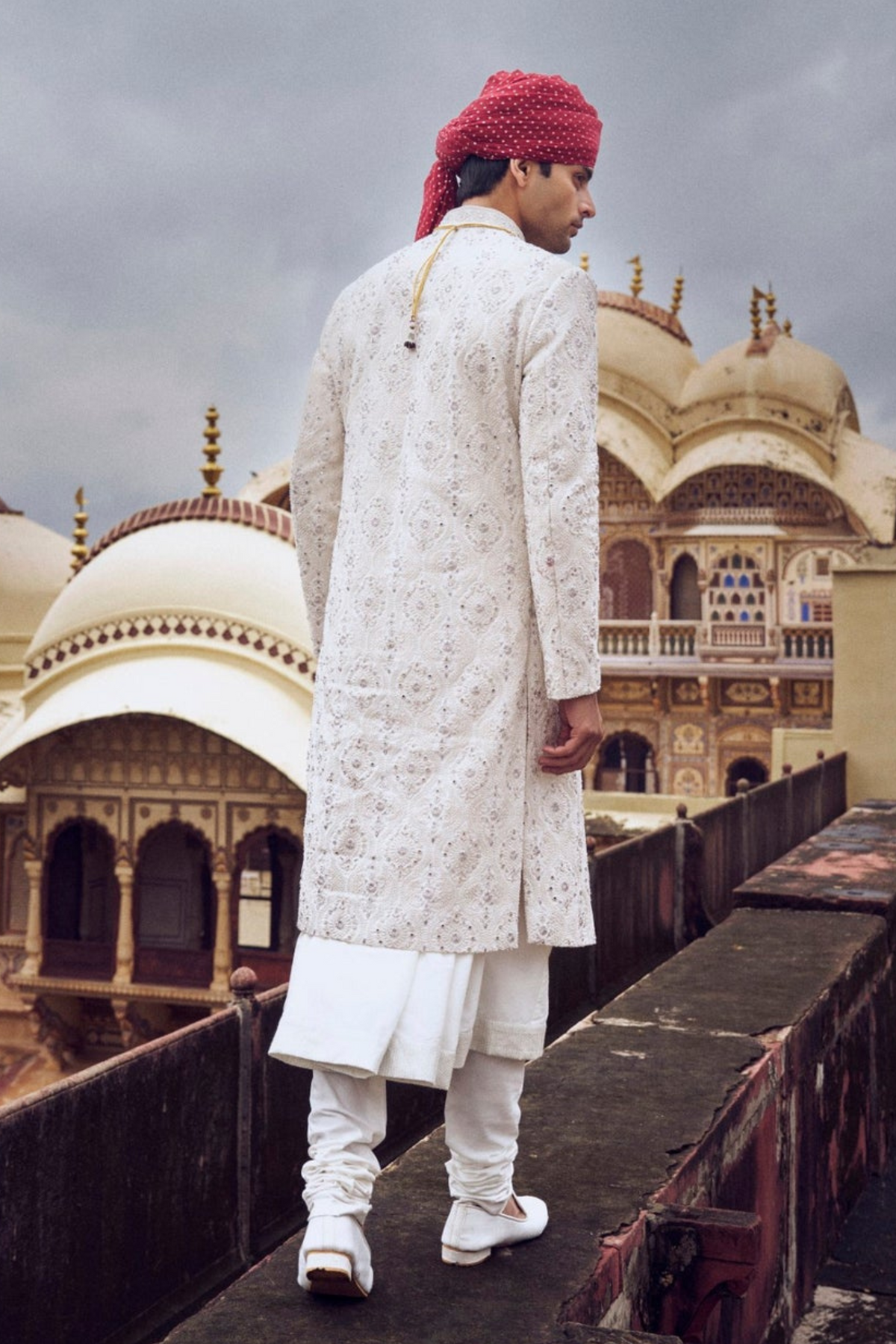 Ivory Sherwani Set