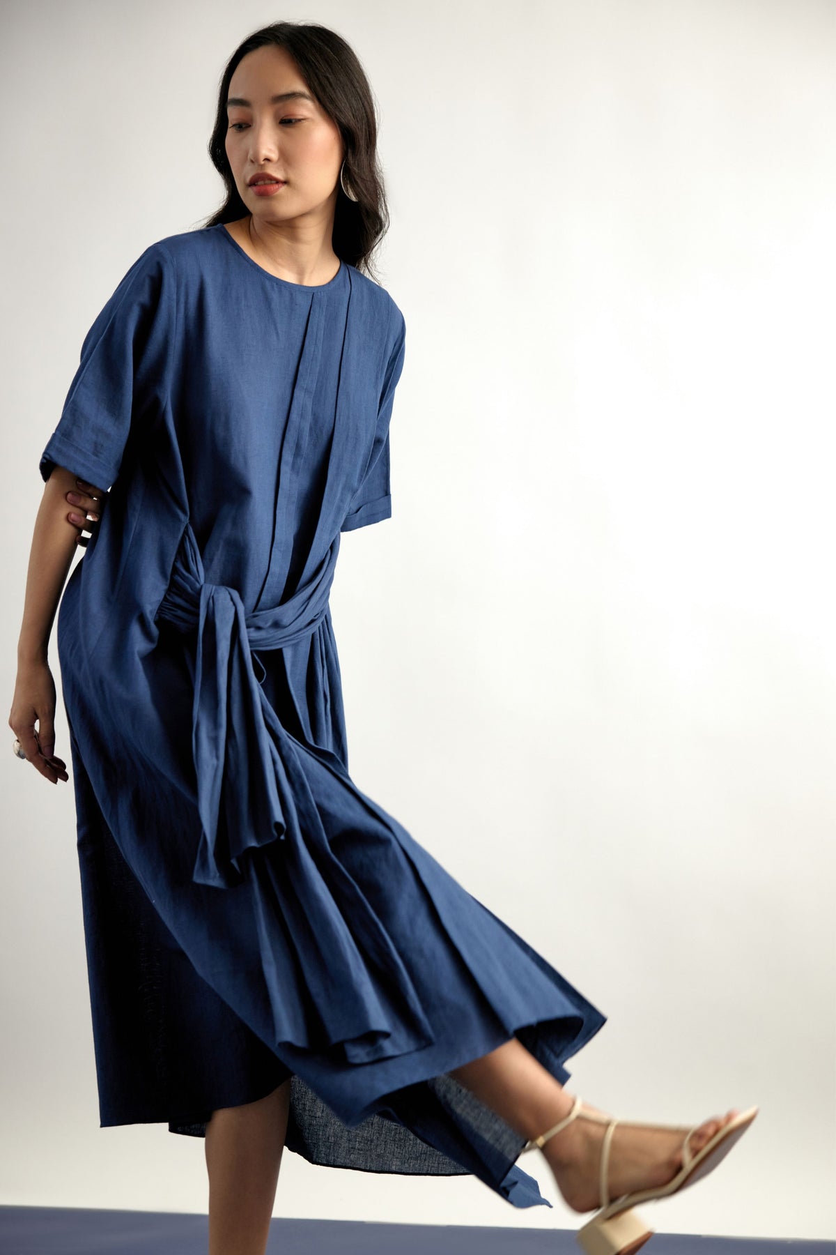 Echo Navy Ridge Dress