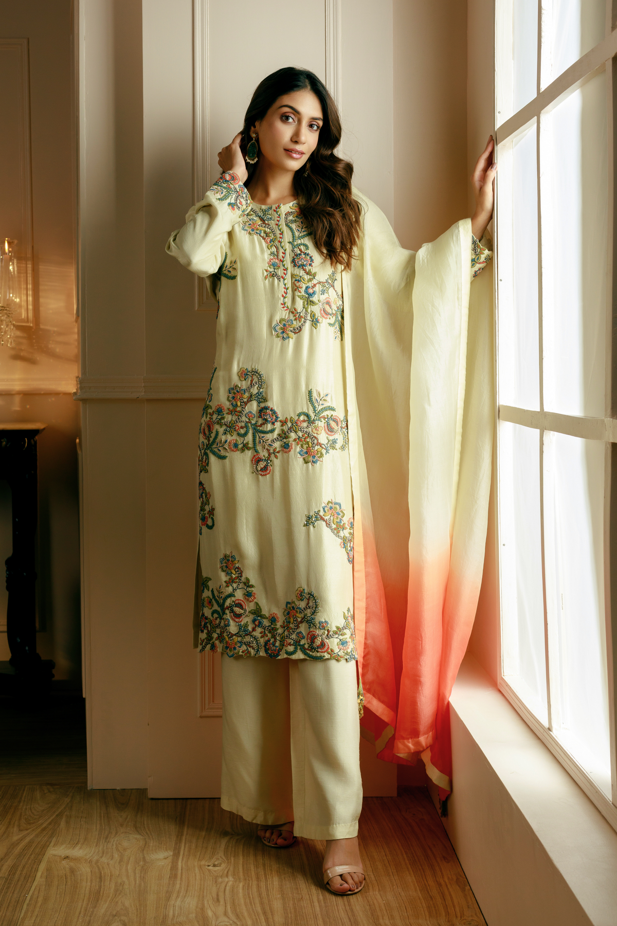 Embroidered Kurta Set