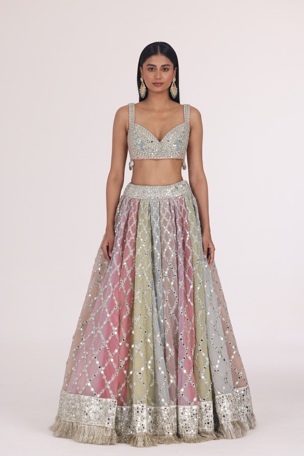 Multicolour Lehenga Set