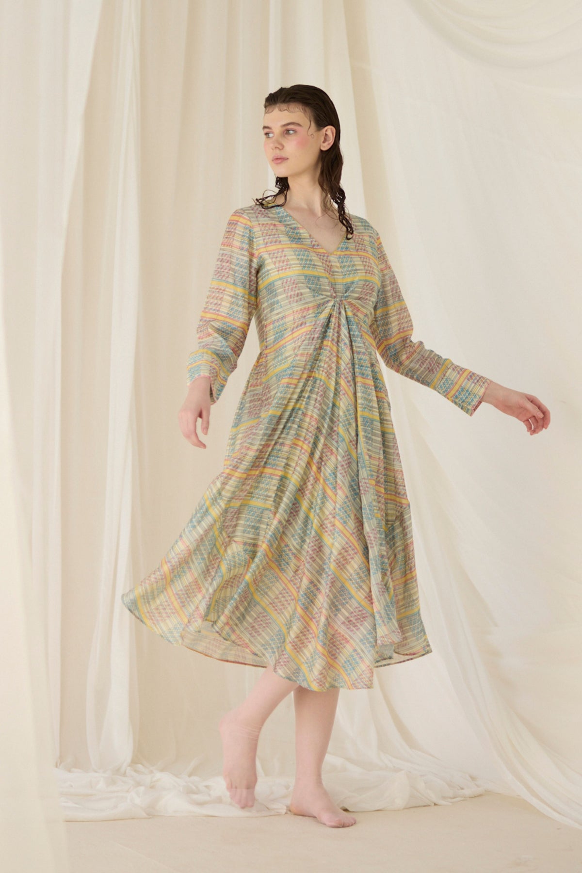 Ash Printed Kaftan Dress