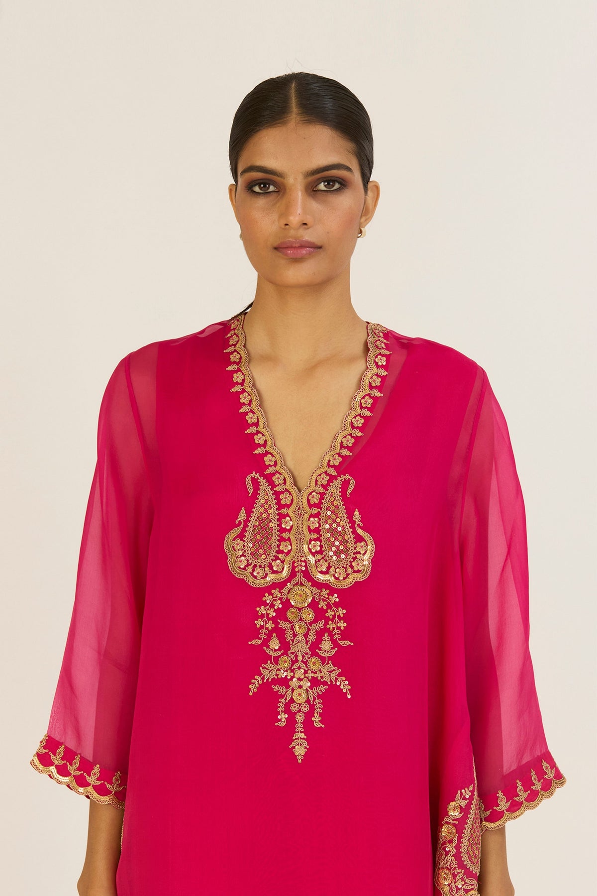 Rysa Fuschia Kurta &amp; Pants