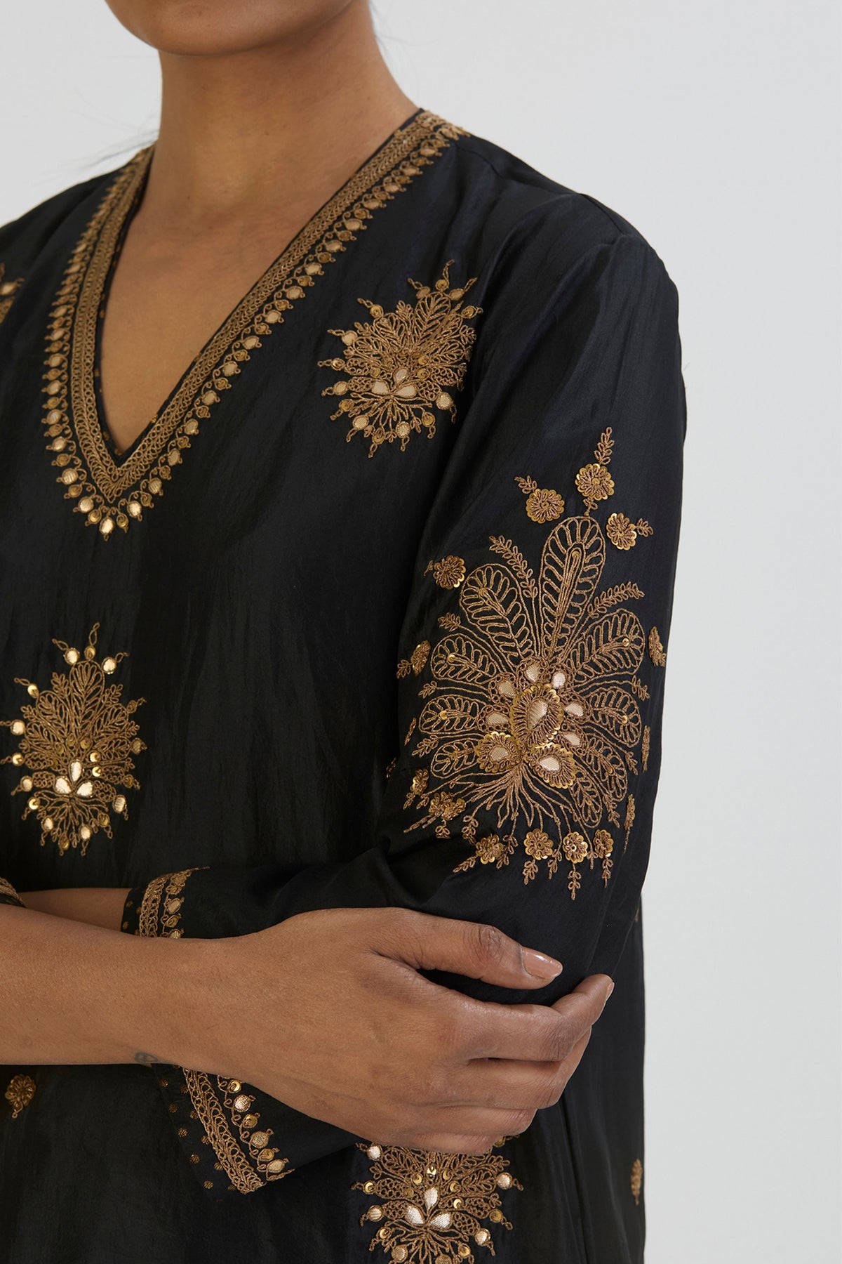 Black Tanisha Kurta and Pant