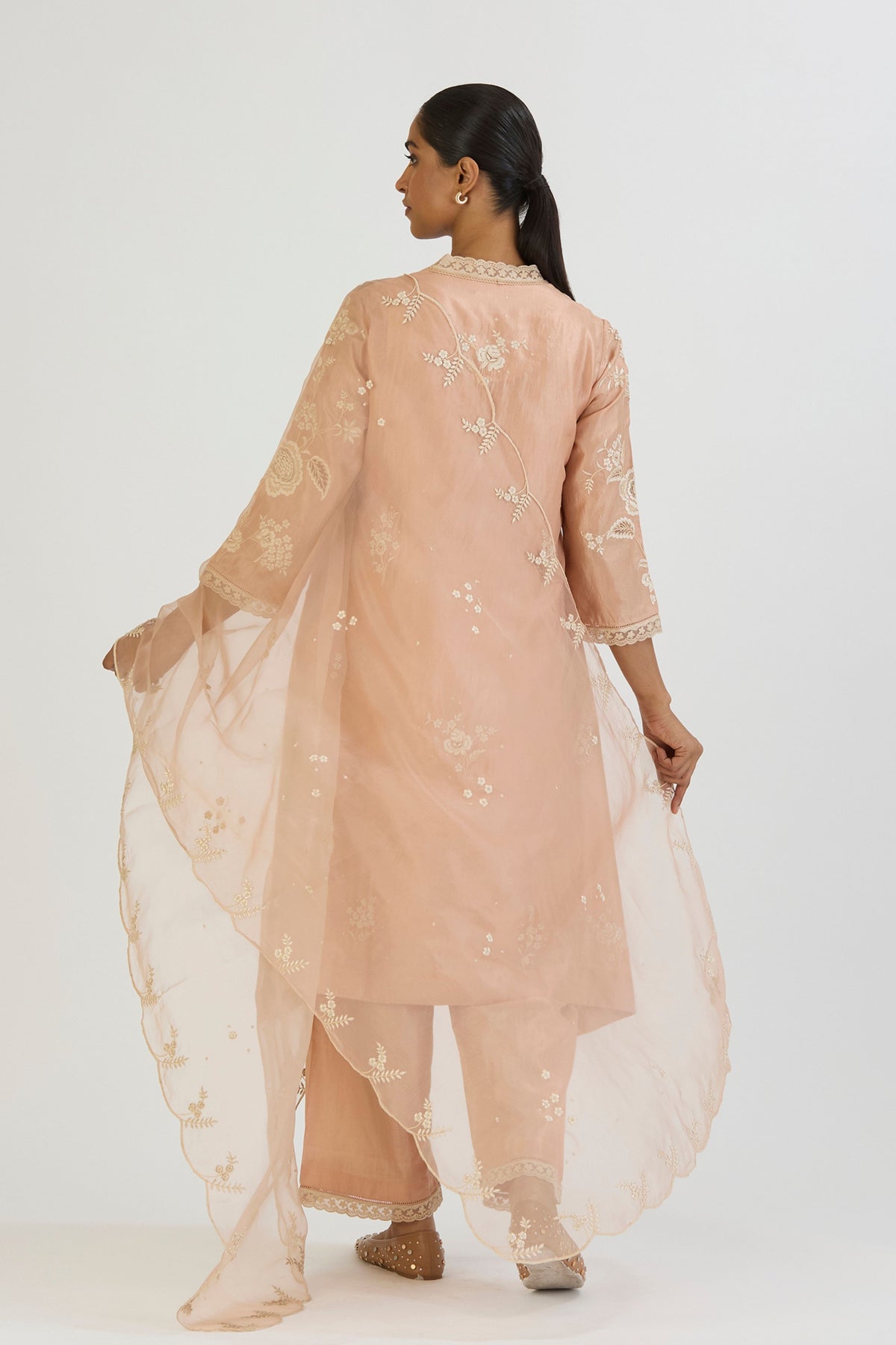 Pink Tara Dupatta