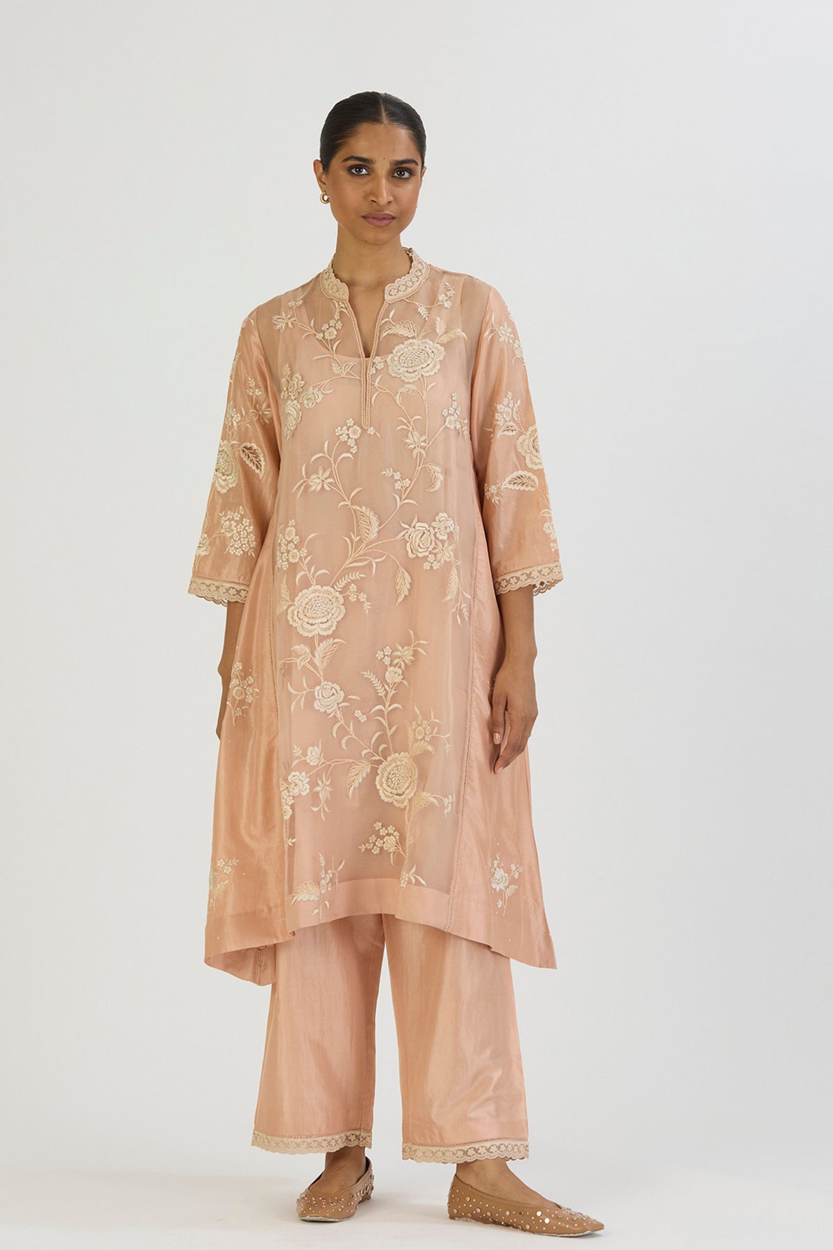 Pink Tara Kurta and Pant