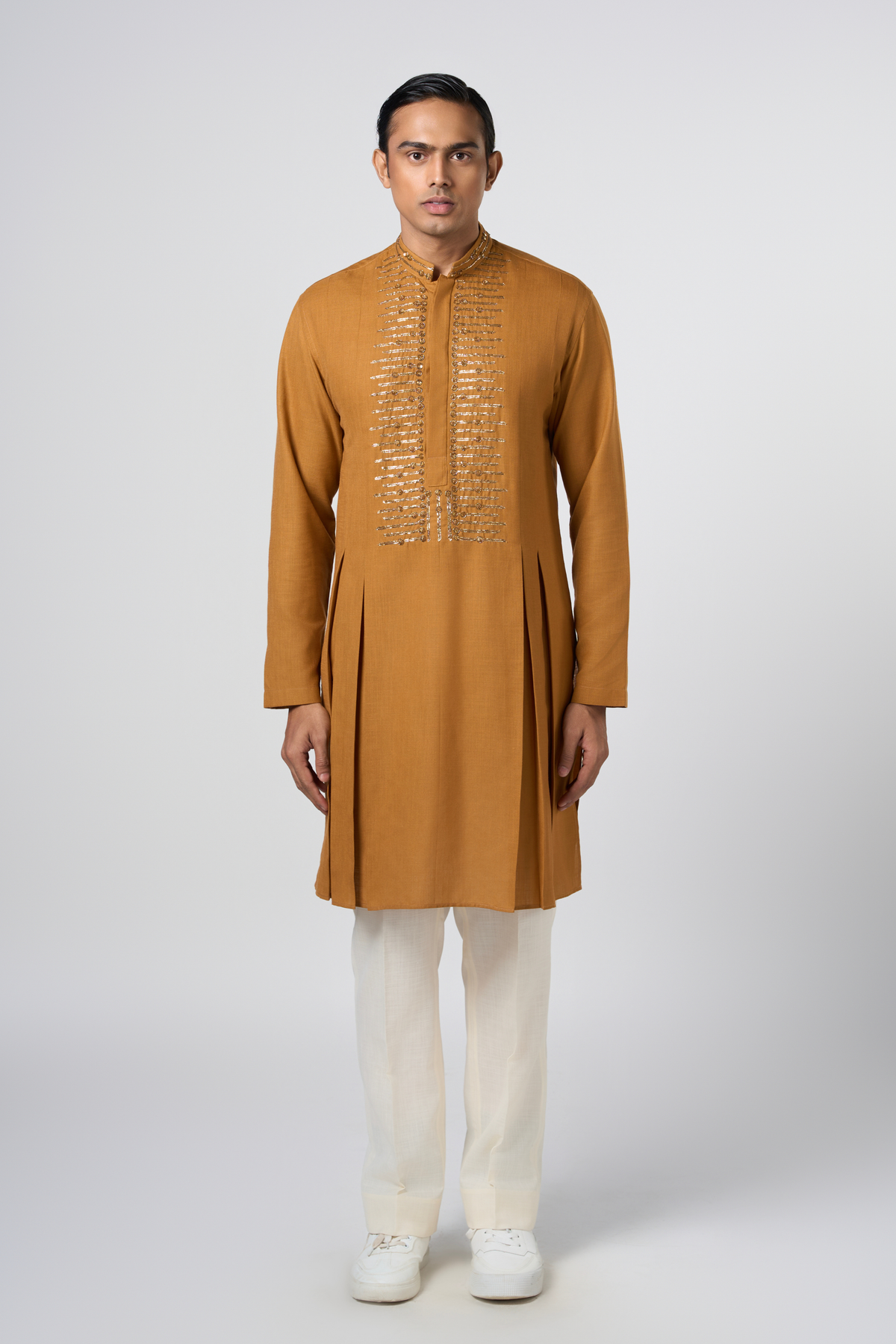 Citylight Kurta in Mustard