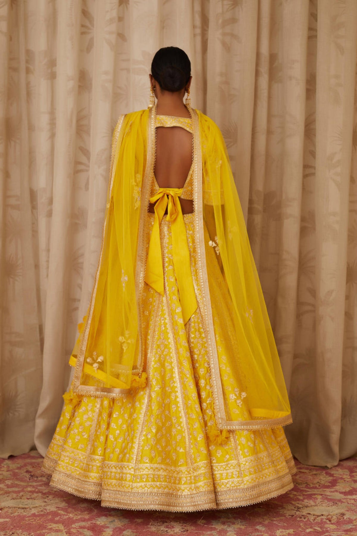 Yellow lehenga set