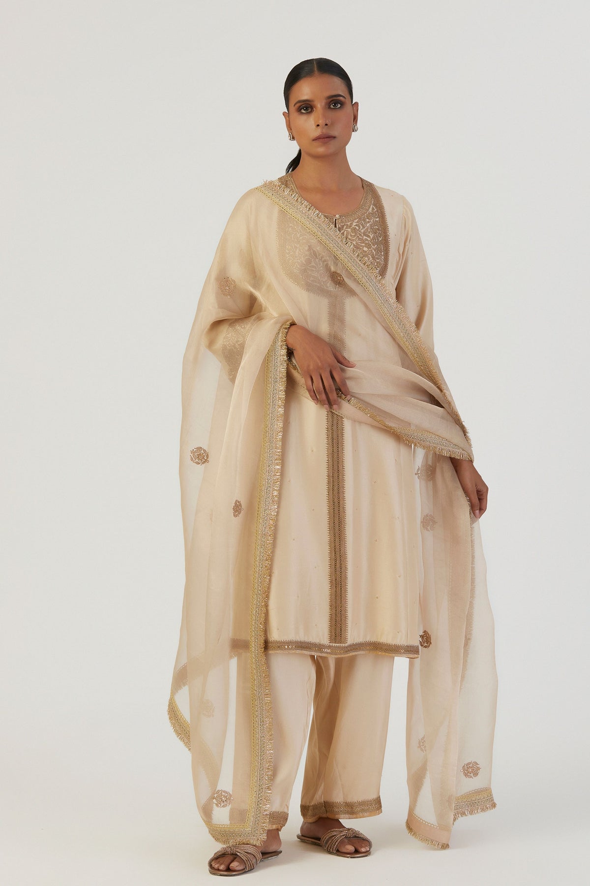 Qala Silk Kurta and Pants