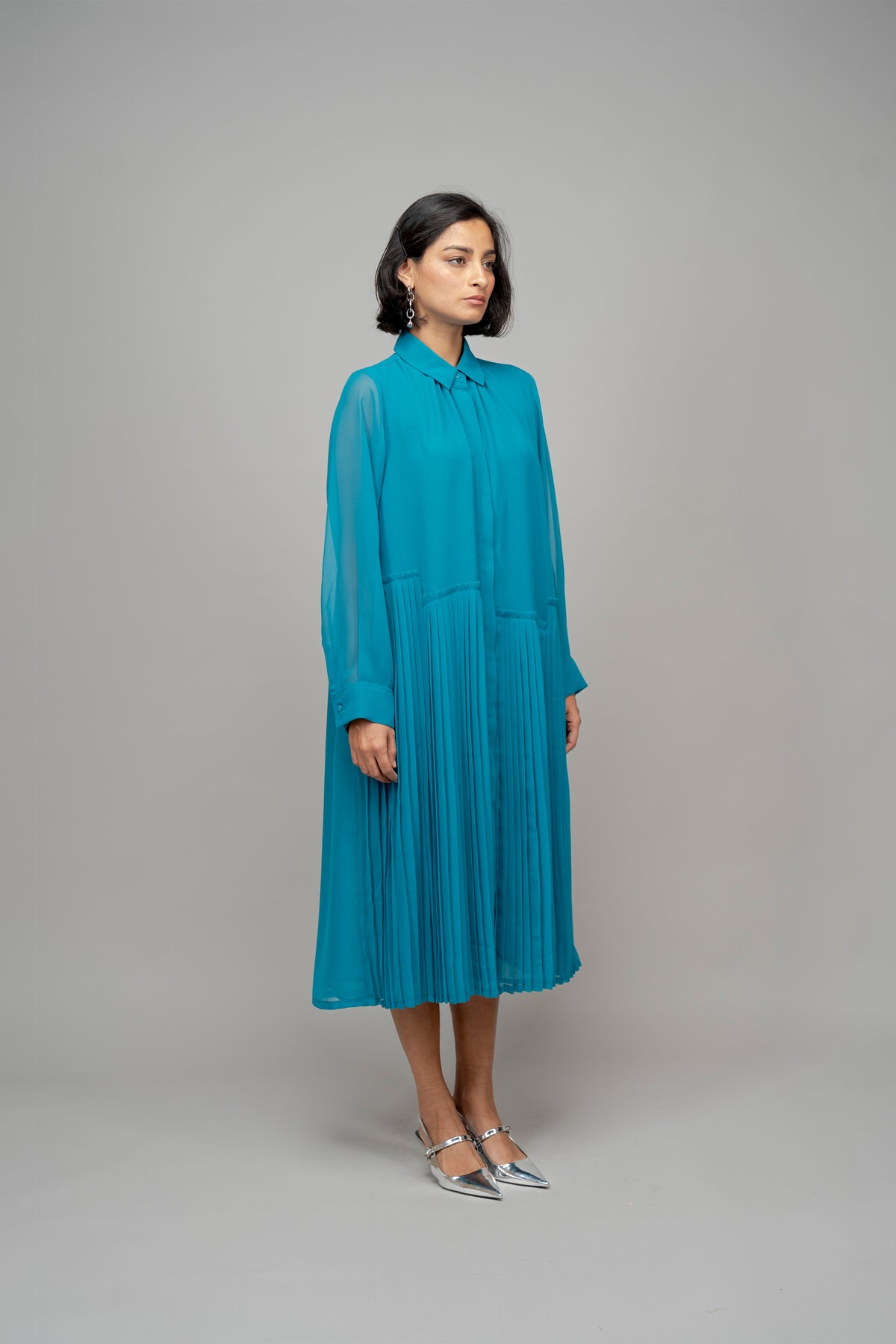 Teal Terrace Dress