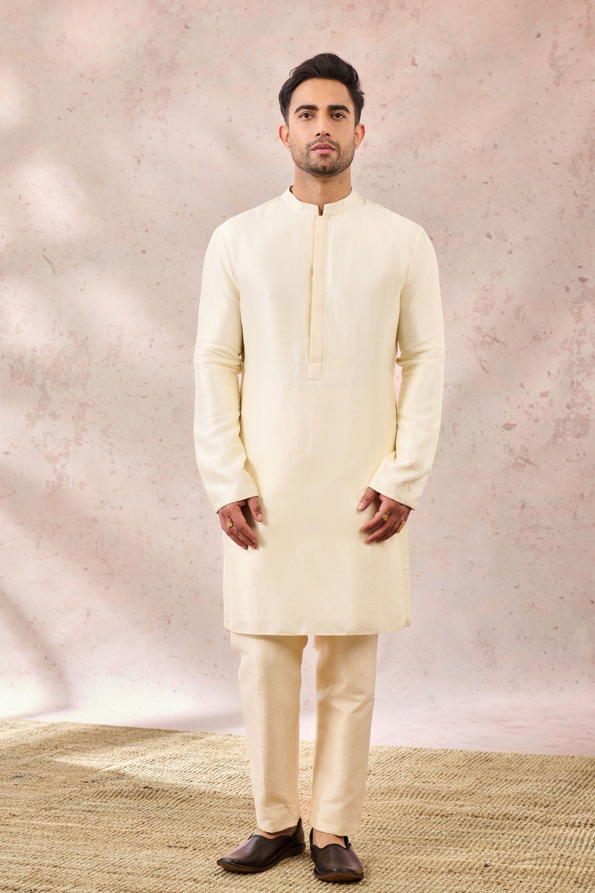 Ivory Bagh E Bahar Sherwani Set