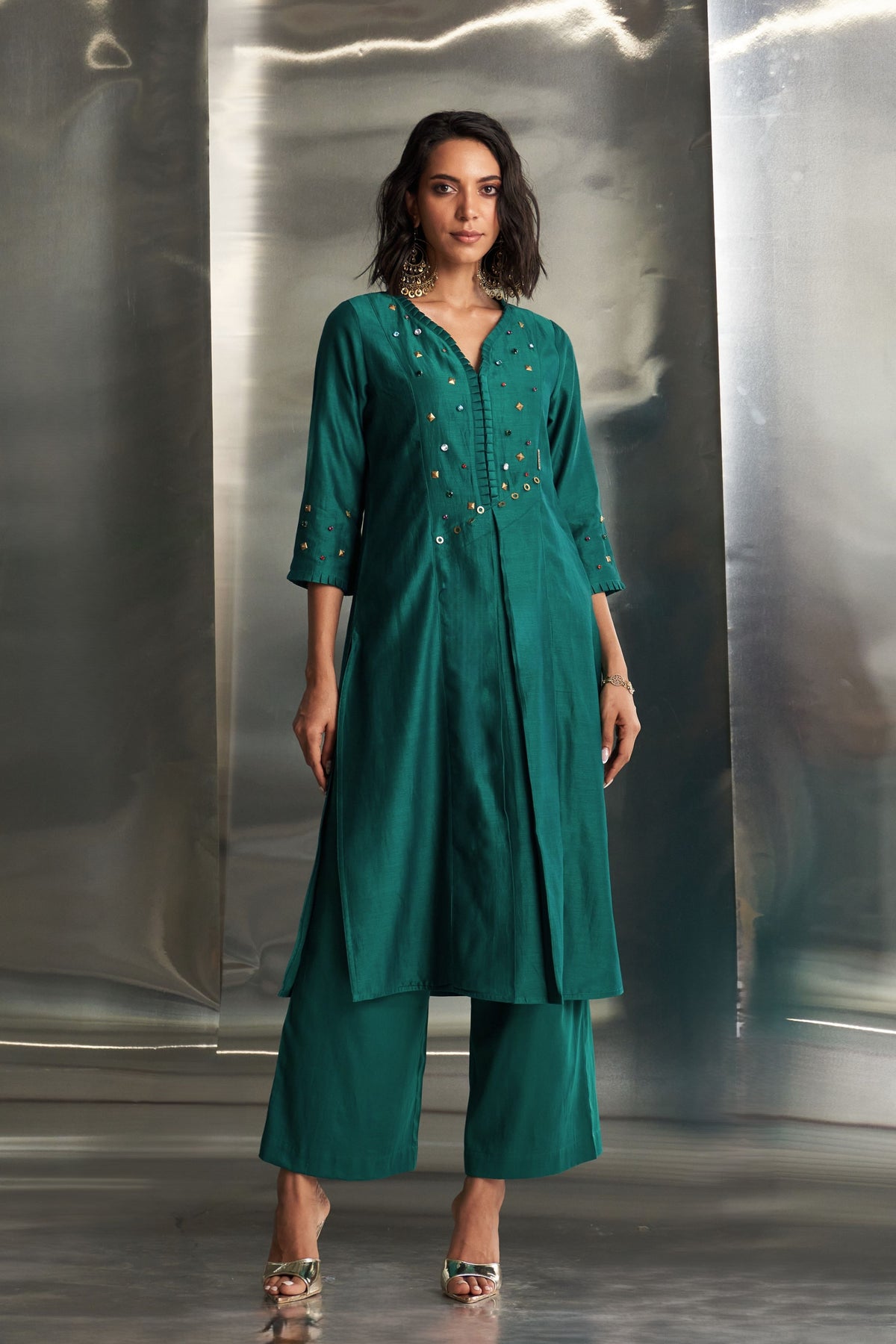 Emerald Green Kurta Set