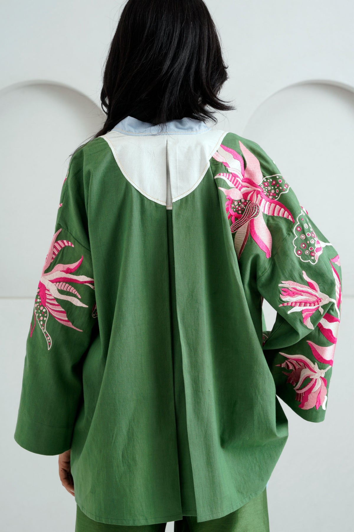 Pine Green Lyam Bloom Jacket Set