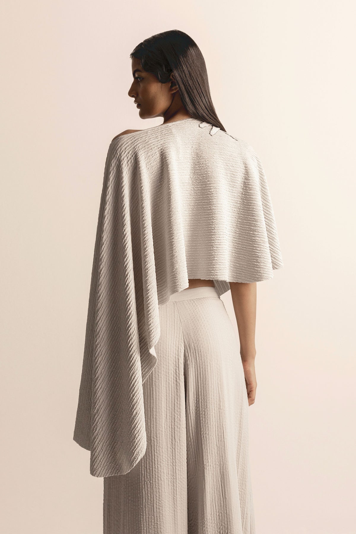 Nadru Knit Draped Co-ord Set