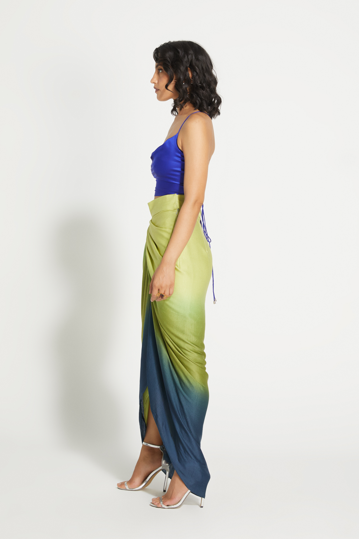 Ombrè Draped Skirt