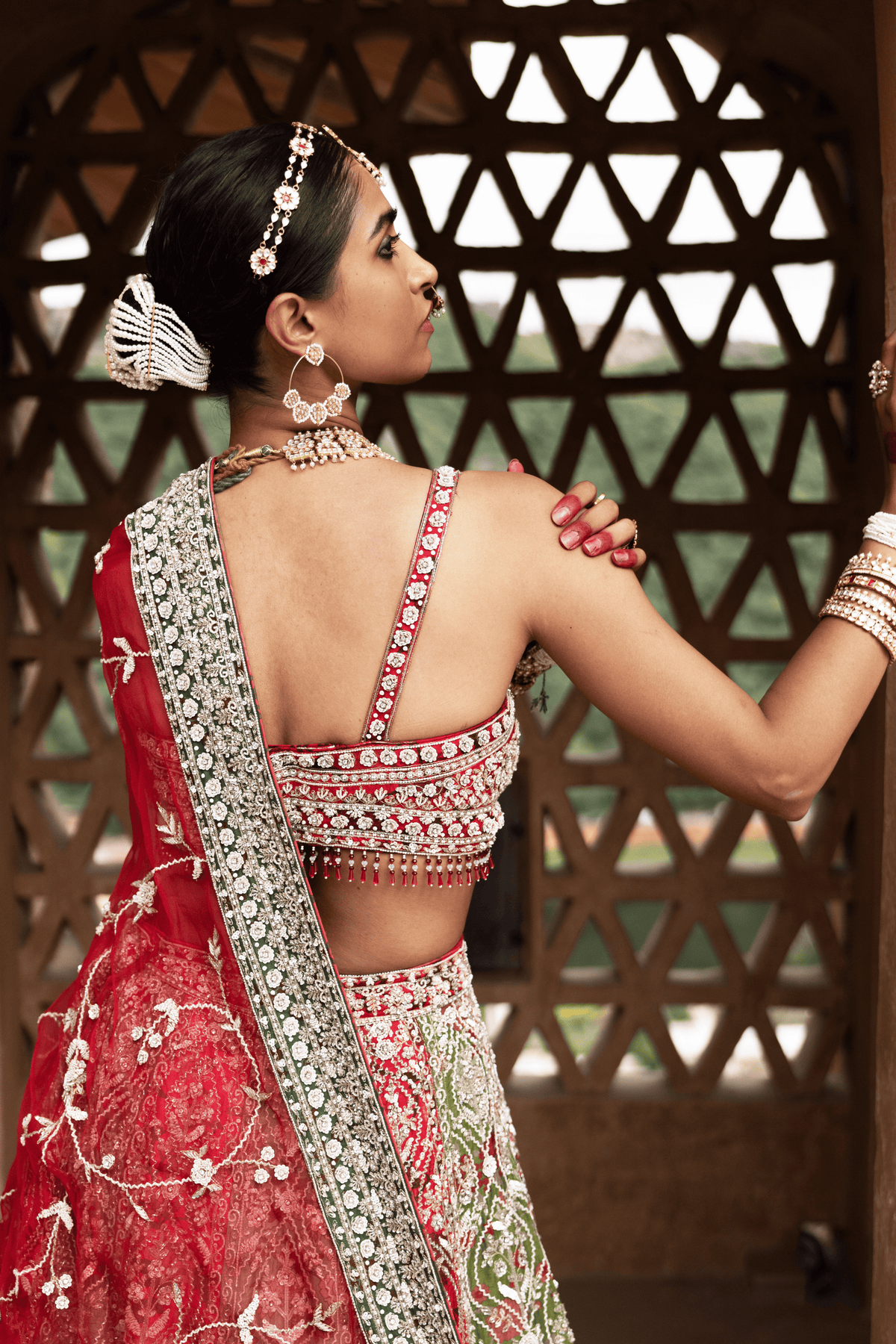 Signature Raw Silk Wedding Lehenga