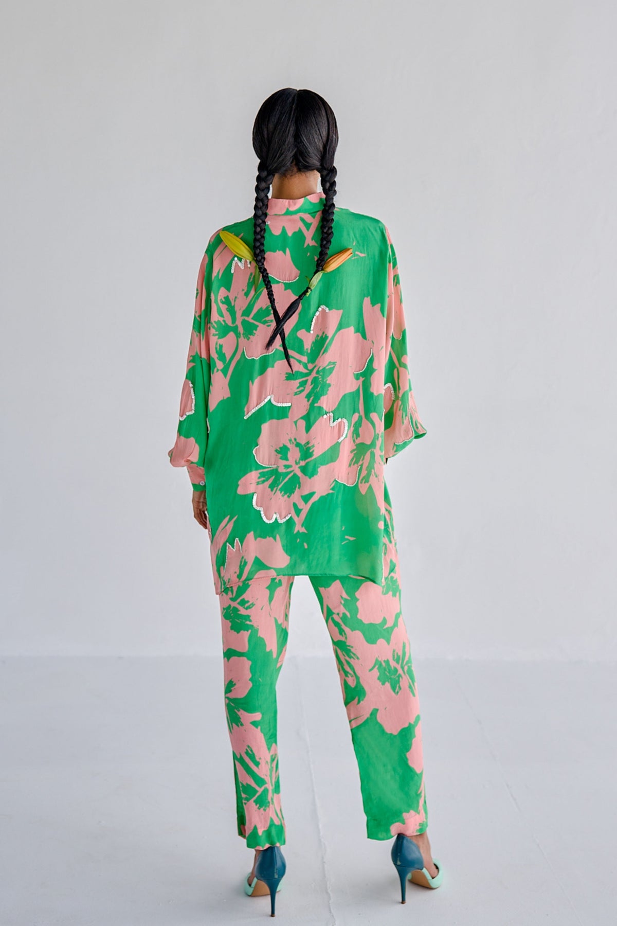 Green Print Co-ord Set