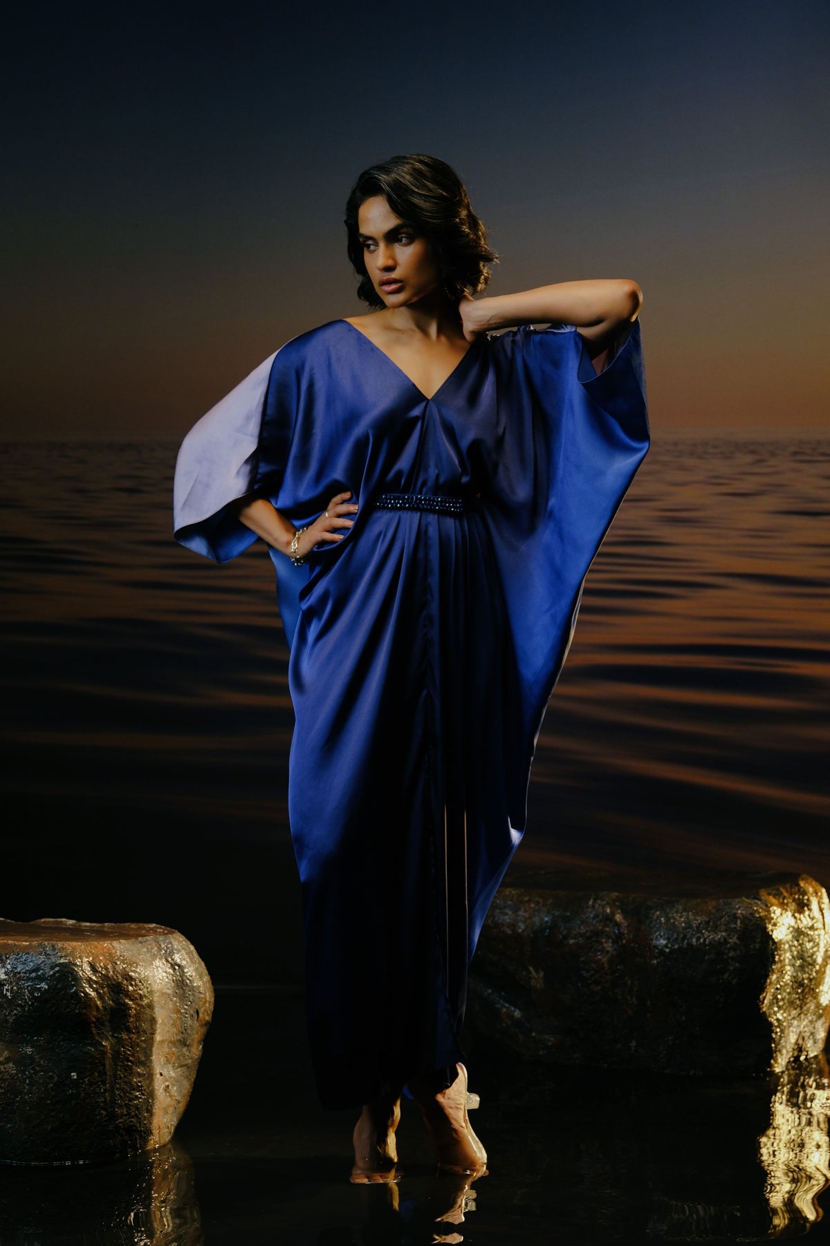 Mira Blue Kaftan