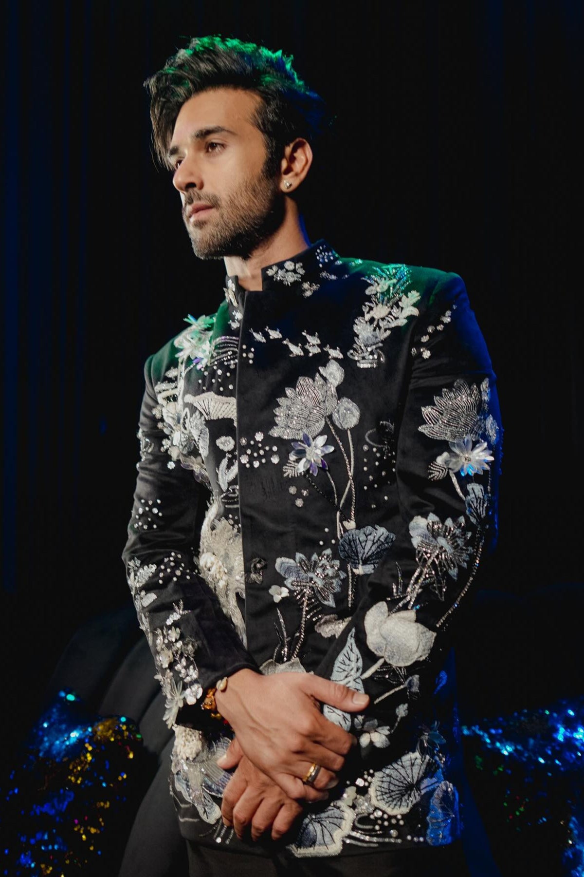 Pulkit Samrat in Rahul Mishra Menswear