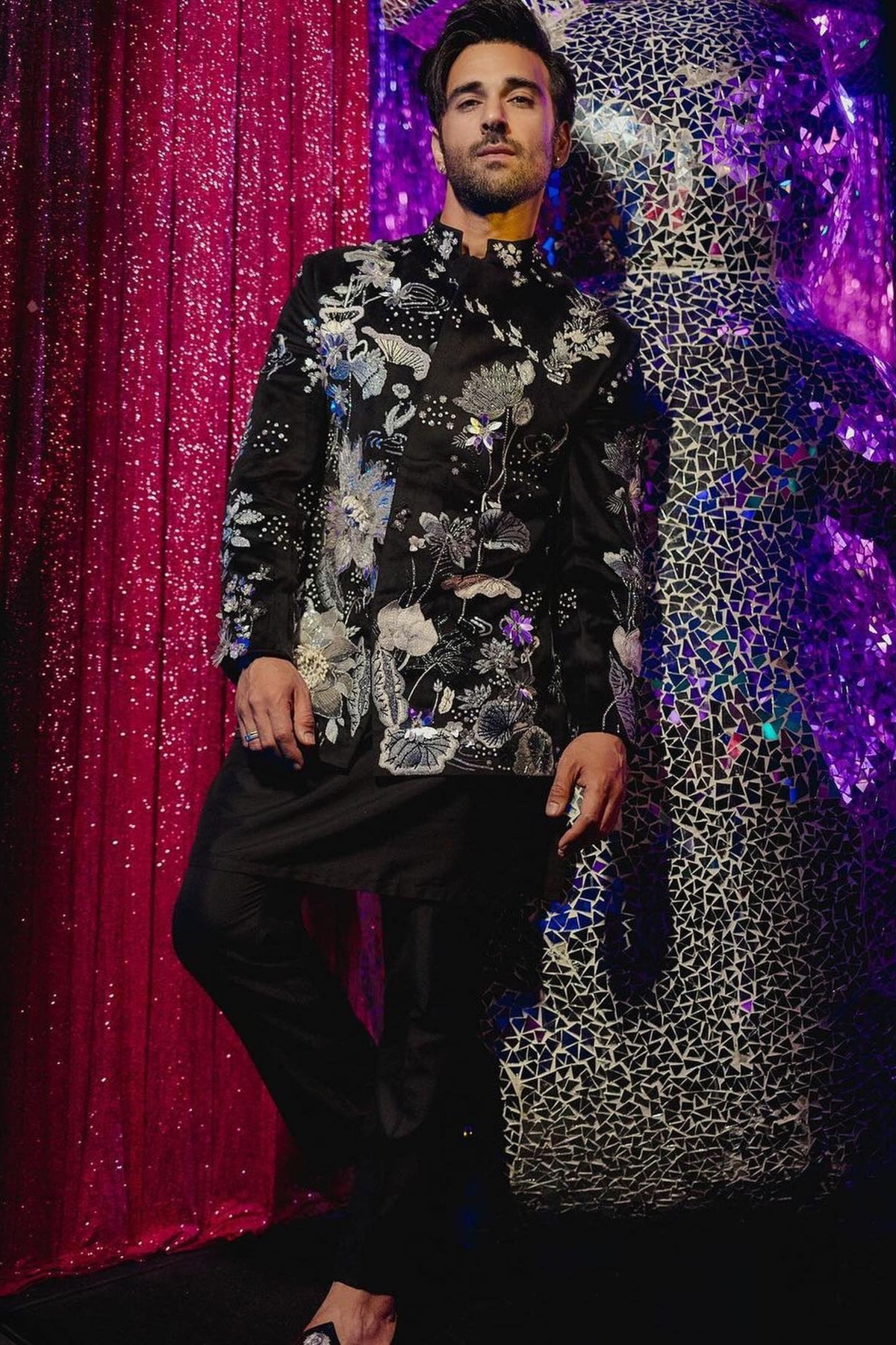 Pulkit Samrat in Rahul Mishra Menswear