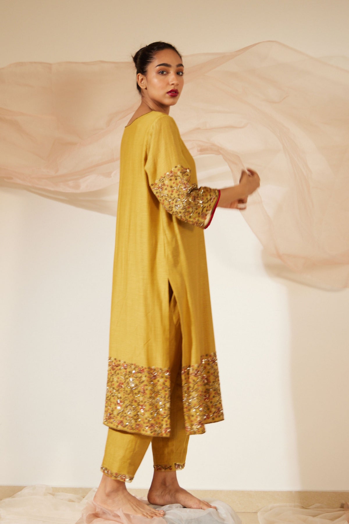 Yellow Gulaal Kurta