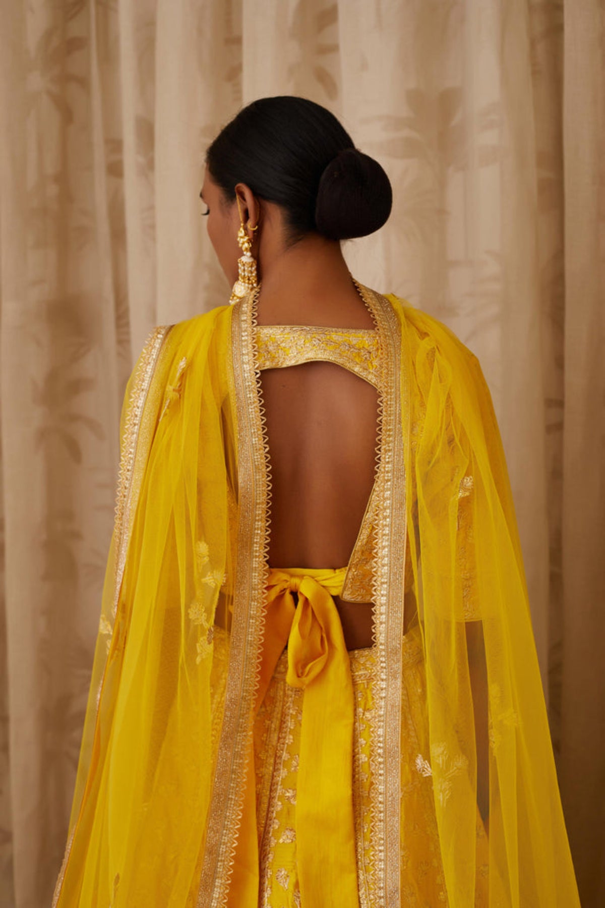 Yellow lehenga set