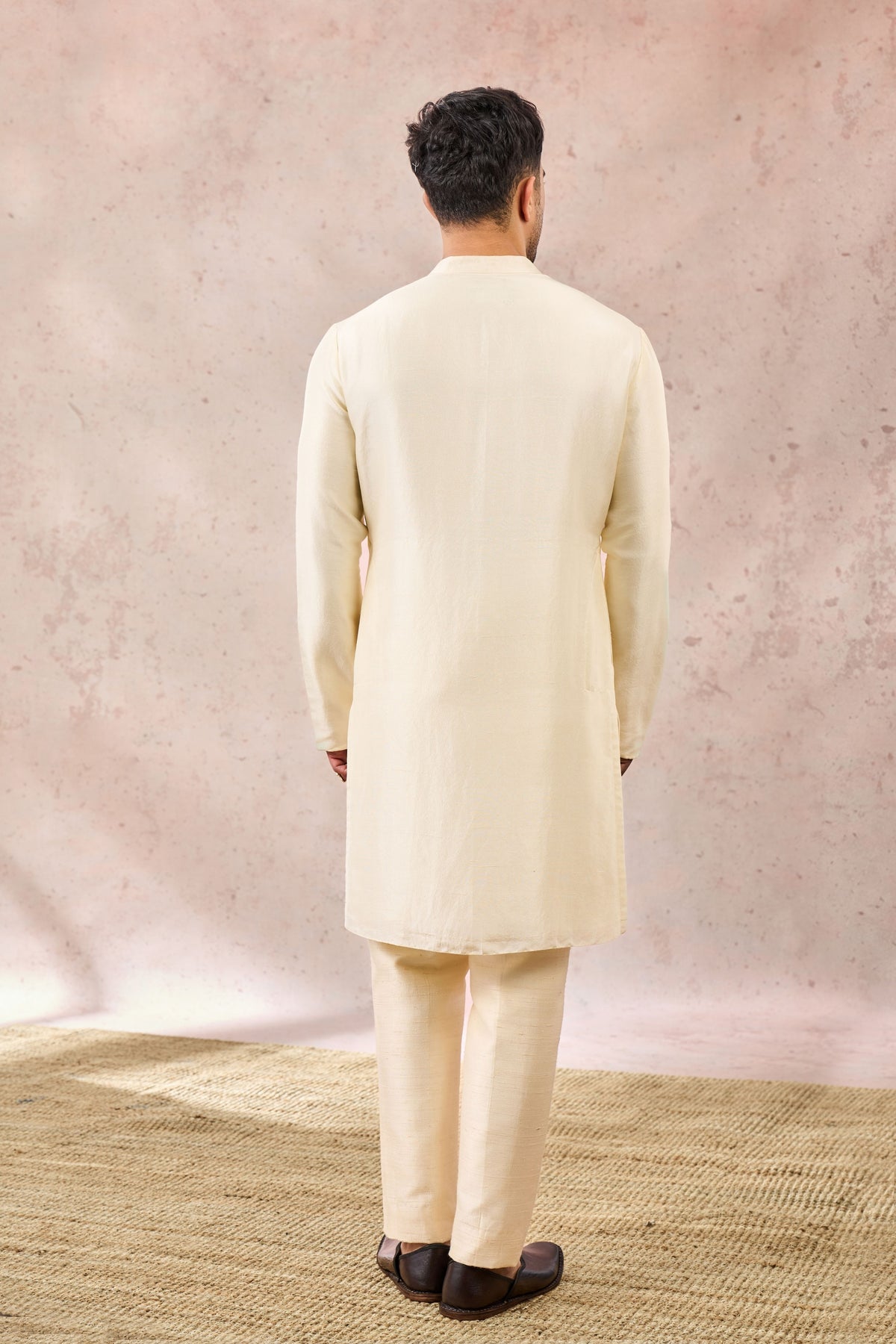 Ivory Bagh E Bahar Sherwani Set