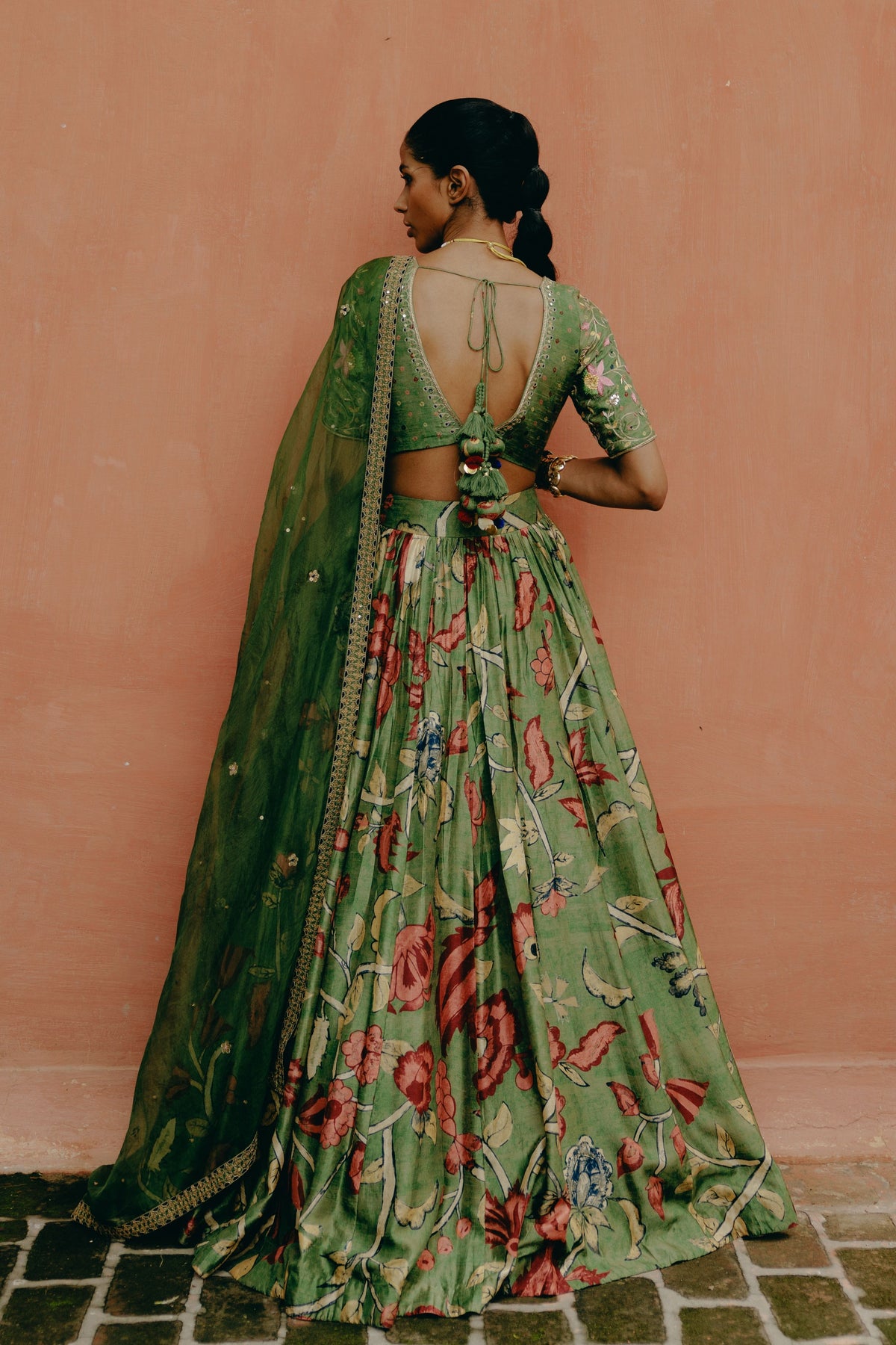 Jade Green Lehenga Set