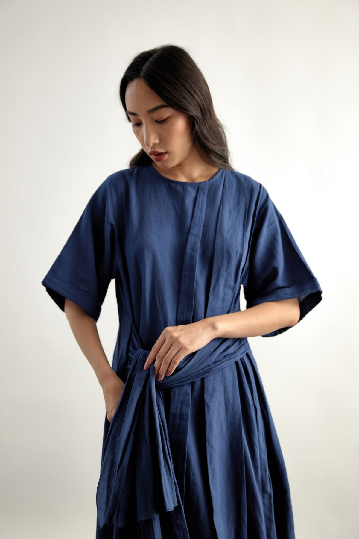 Echo Navy Ridge Dress