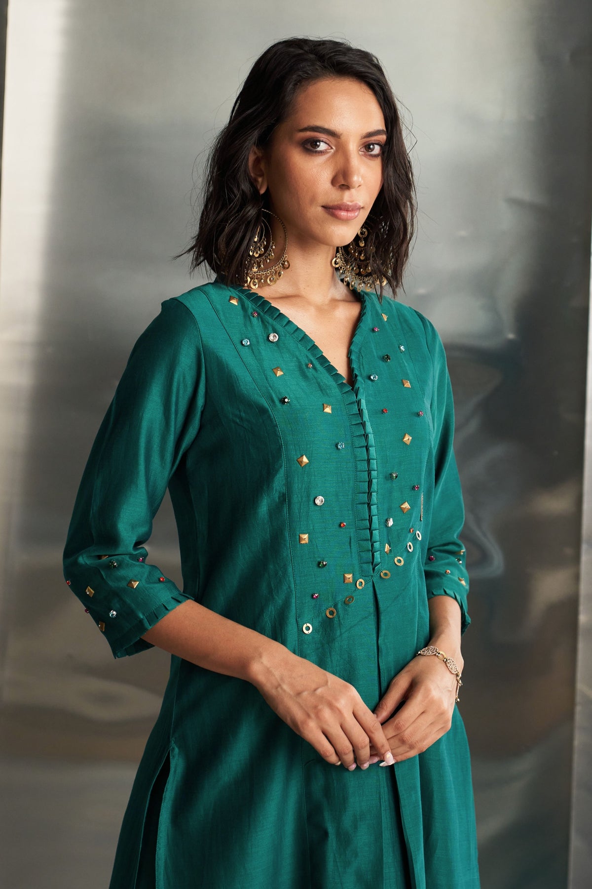 Emerald Green Kurta Set