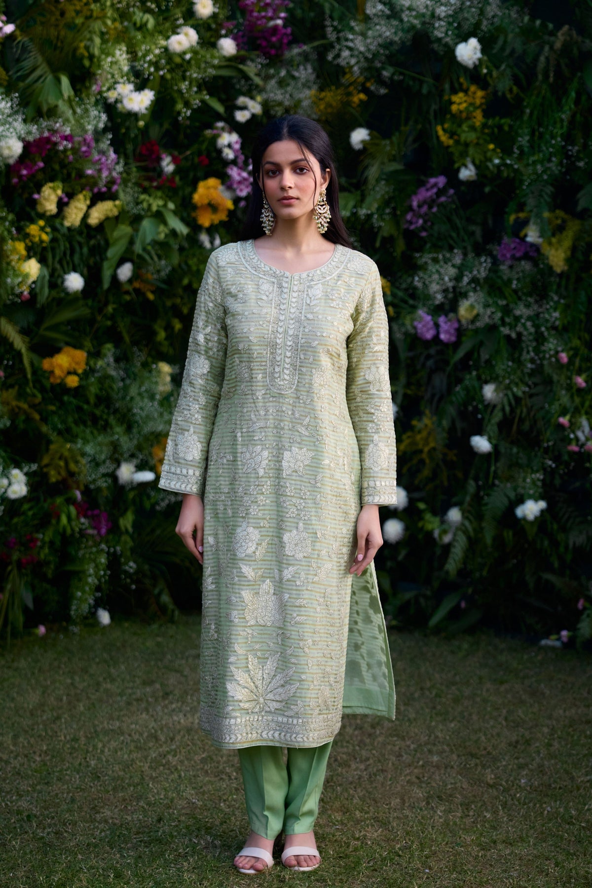 Mist Jade Green Kurta Set