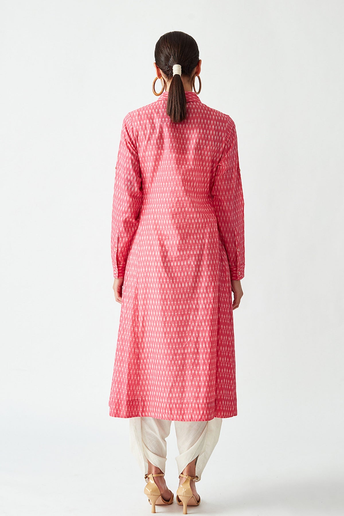 Brimstone Handloom Ikat Tunic Dress