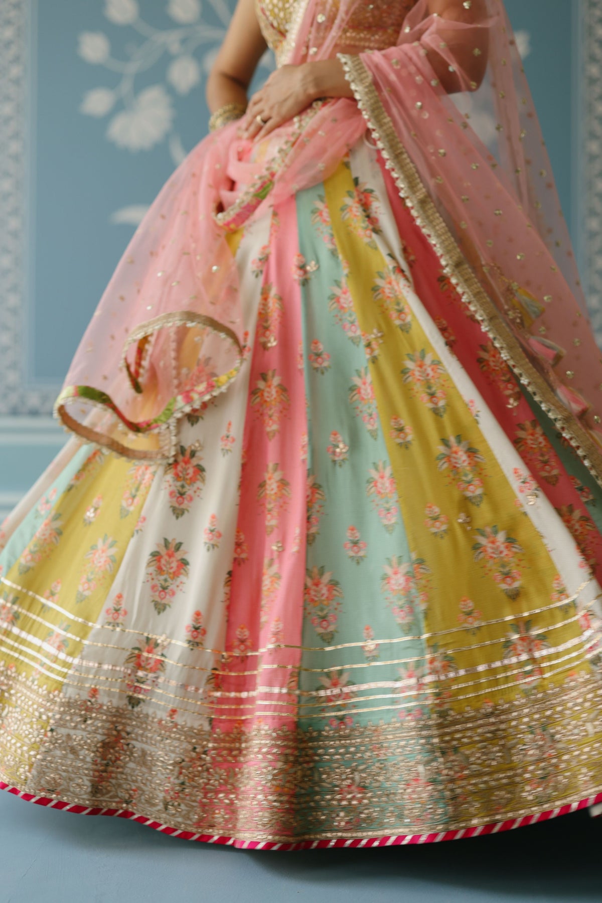 Multicolour Sayali Lehenga Set