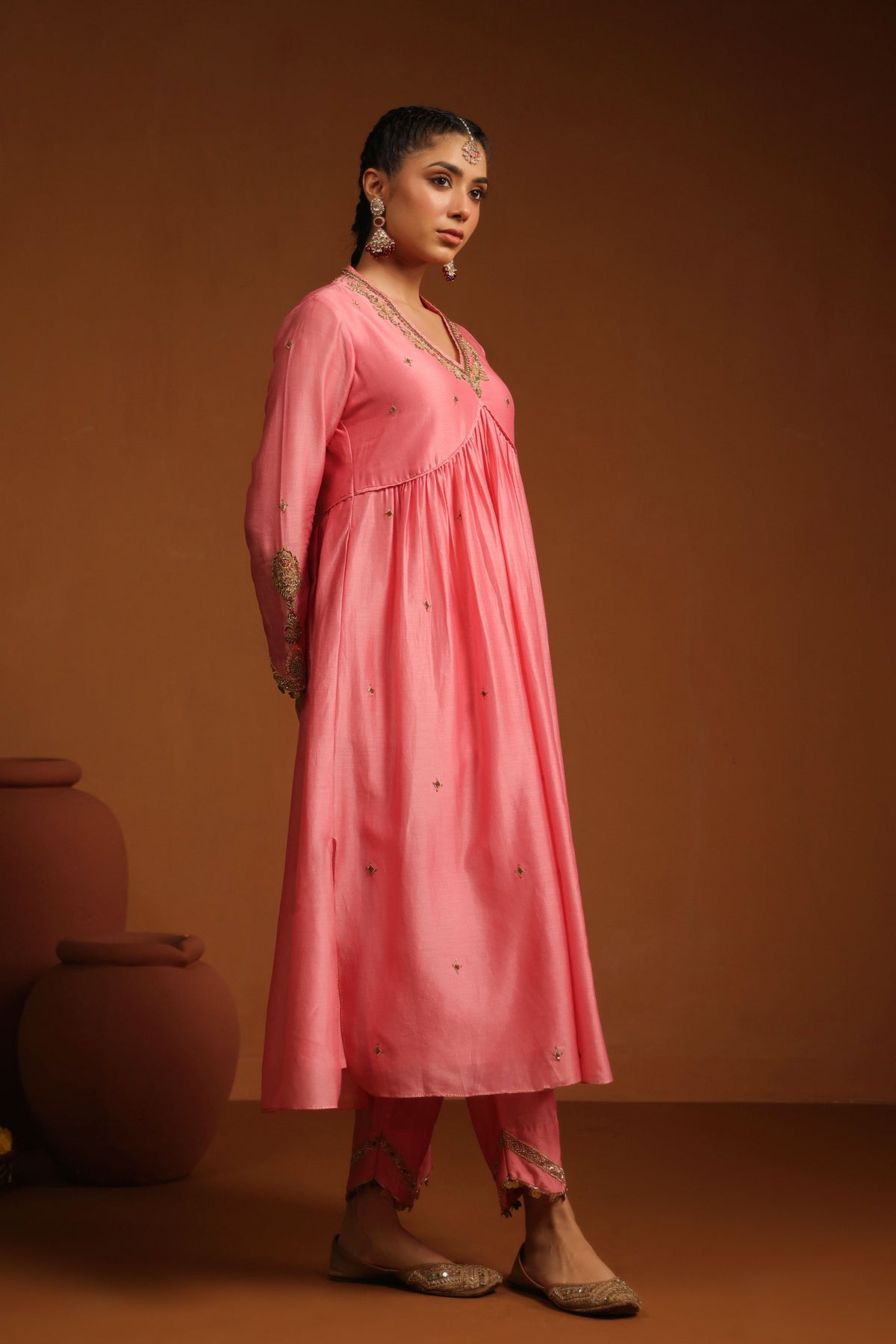 Gulaabi Kurta Set