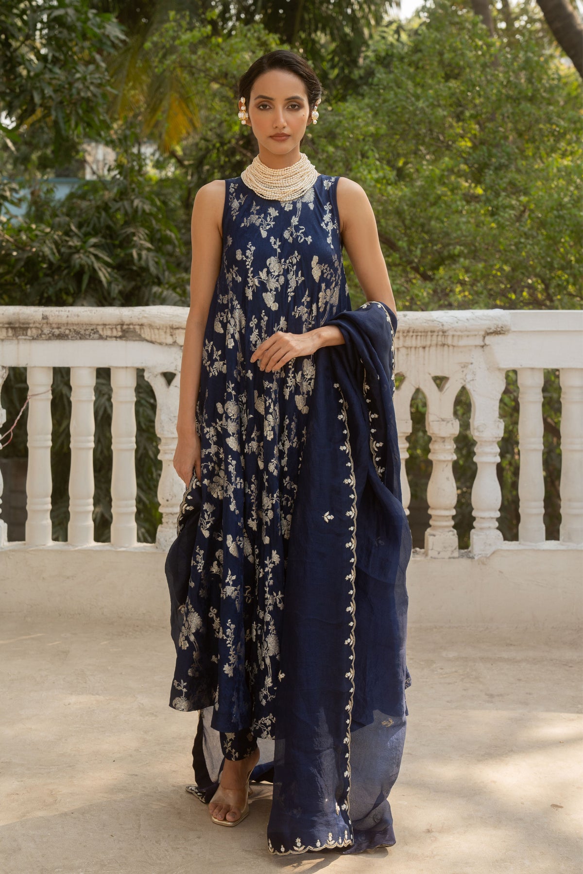 Blue Elegant Kurta Set